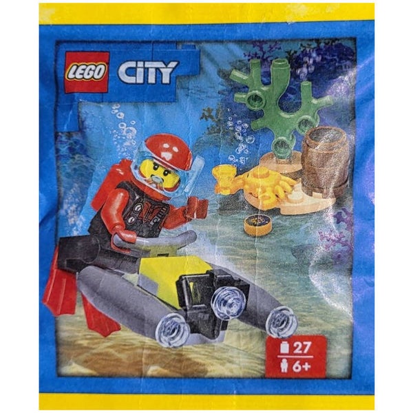 Lego diver with underwater scooter 952311