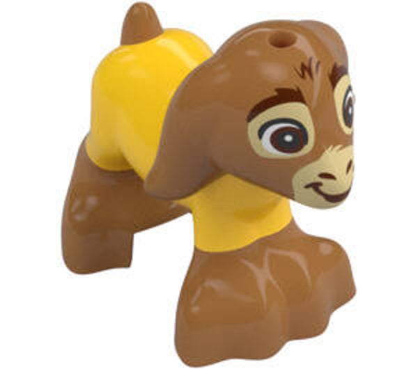 Lego baby geit met geel top