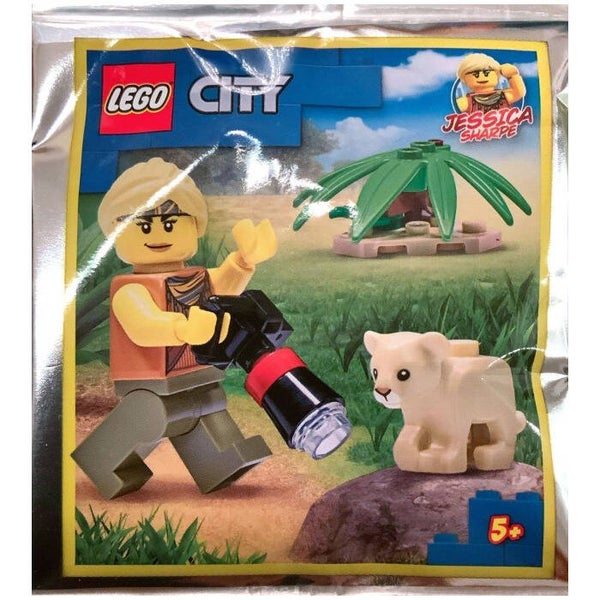 Lego Jessica Sharpe and lion cub 952112
