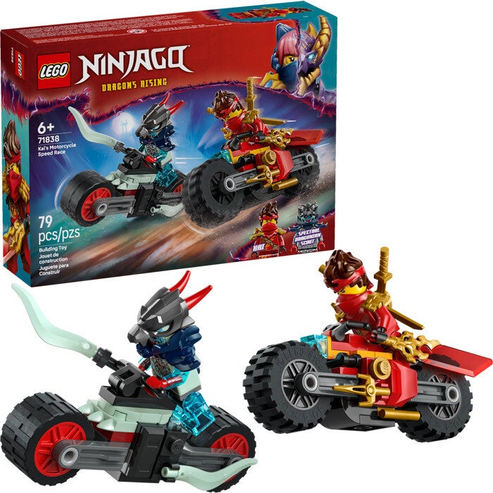 Lego Kai's Motorcycle Speed Race 71838 set