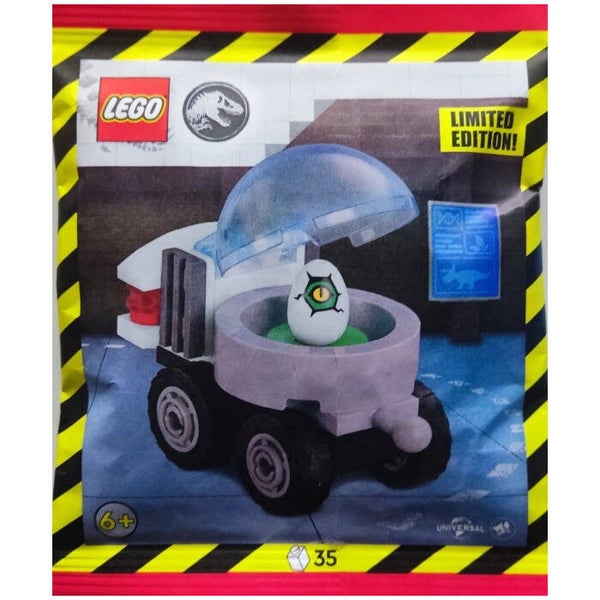 Lego mobile incubator with egg 122407