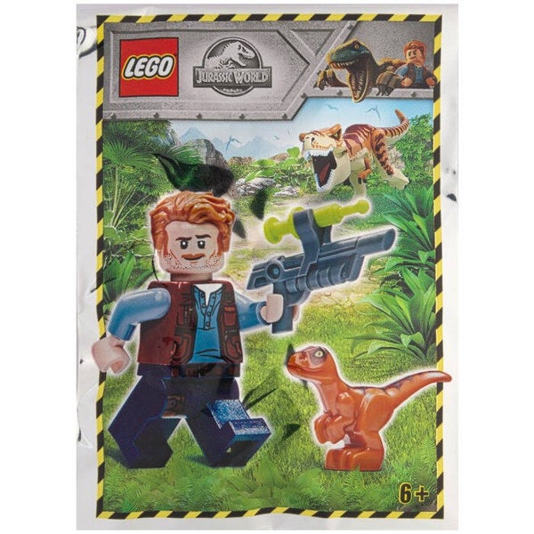 Lego Owen with baby raptor 121904