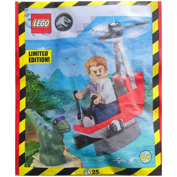 Lego Owen with helicopter 122403