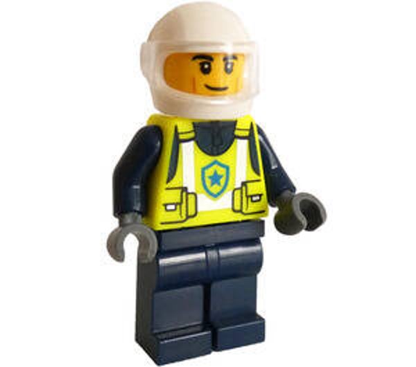 Lego Politieagent (Mannelijk) minifiguur