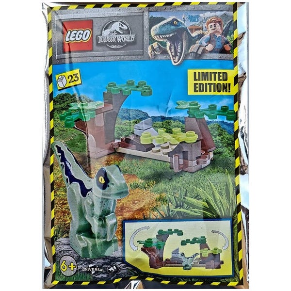 Lego raptor and hideout 122217