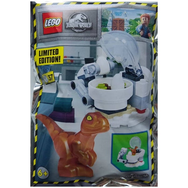 Lego raptor with hatchery 122219