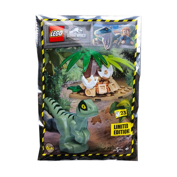 Lego raptor with nest 122221