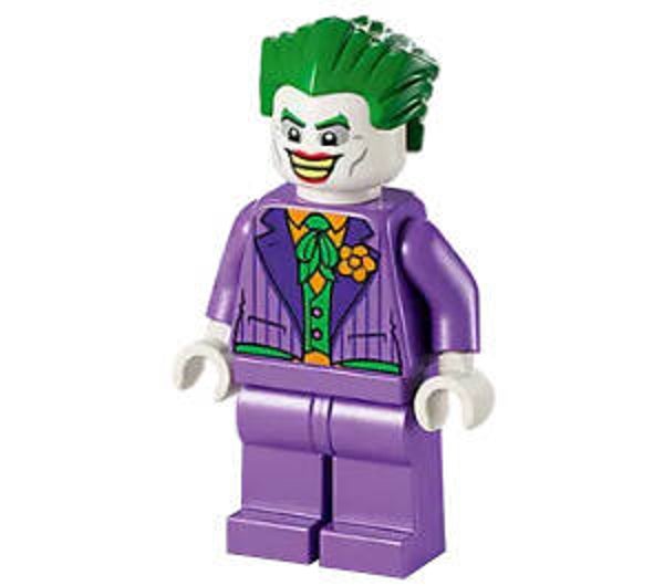 Lego The Joker minifiguur met walkie talkie