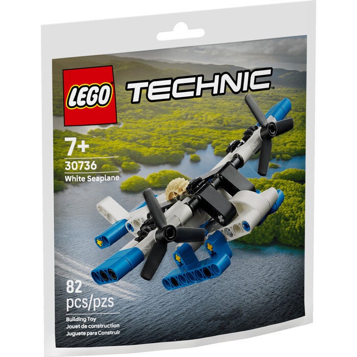 Lego White Seaplane 30736
