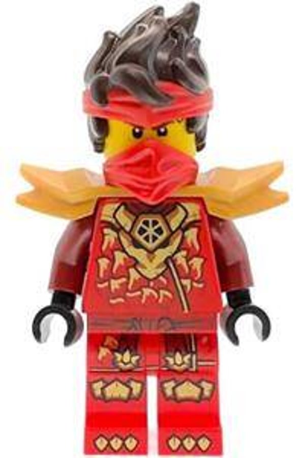 Lego Kai minifiguur met gouden zwaard