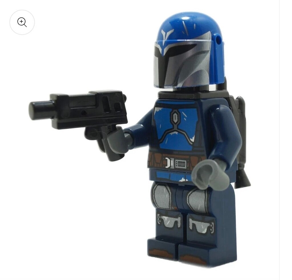 Lego Mandalorian Fleet Commander minifiguur met geweer