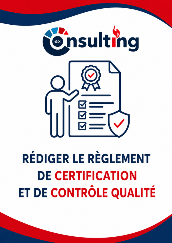 RÉDIGER LE RÈGLEMENT DE CERTIFICATION ET DE CONTRÔLE QUALITÉ