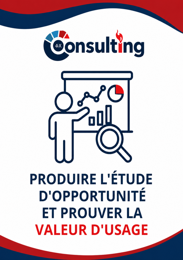 PRODUIRE L'ÉTUDE D'OPPORTUNITÉ ET PROUVER LA VALEUR D'USAGE