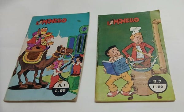 Lotto 2 fumetti  il monello n. 1 n. 7 lire 60 anno XXXVI  1968