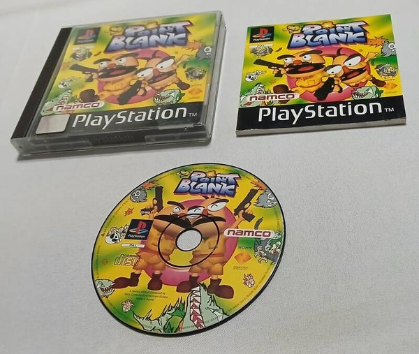 Gioco Play Station 1 Point Blank Namco pal Sony completo