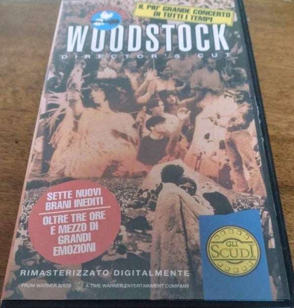 VHS WOODSTOCK Originale testata perfettamente funzionante