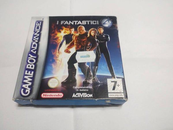 GIOCO GAME BOY ADVANCE I FANTASTICI 4 NINTENDO COMPLETAMENTE IN ITALIANO COMPLETO