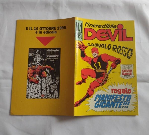 L' INCREDIBILE DEVIL   IL DIAVOLO ROSSO   RISTAMPA ANASTATICA DEL N.1