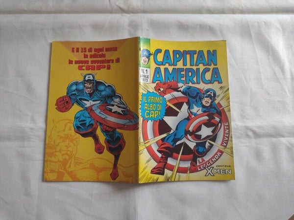 CAPITAN AMERICA   LA LEGGENDA VIVENTE   RISTAMPA ANASTATICA DEL N.1