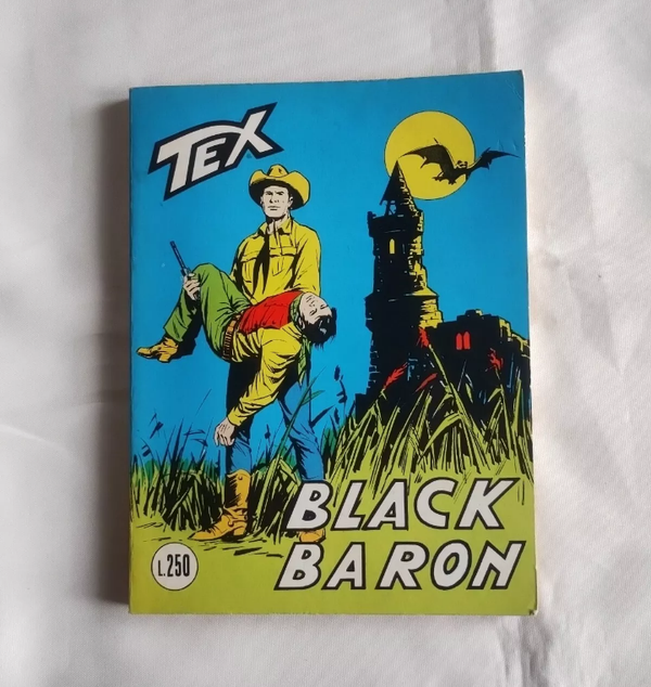 FUMETTO   TEX N° 94   RISTAMPA TRE STELLE   BLACK BARON   DICEMBRE  1971   AUTORIZZAZIONE 2926   SENZA SCRITTA CONTINUA   CON SCRITTA FIEG   L. 250