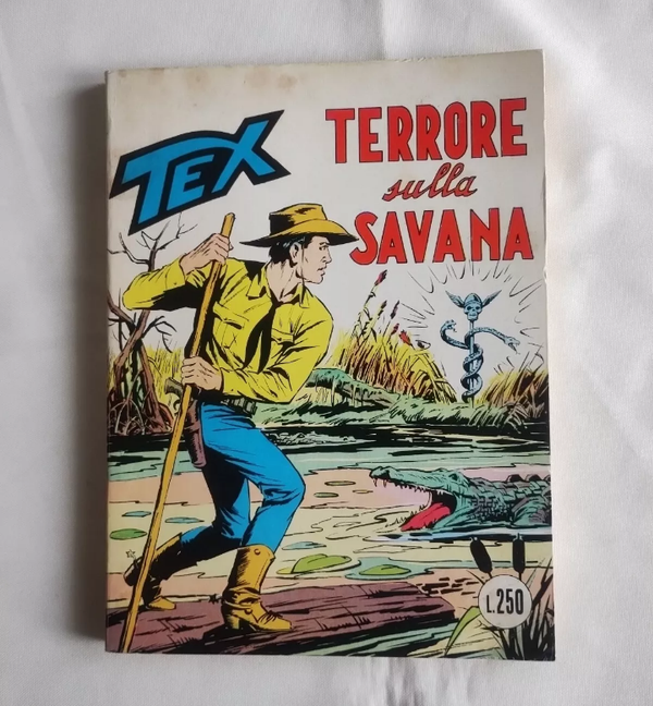 FUMETTO   TEX N° 93   RISTAMPA TRE STELLE   TERRORE SULLA SAVANA   NOVEMBRE  1971   AUTORIZZAZIONE 2926   SENZA SCRITTA CONTINUA   CON SCRITTA FIEG   L. 250