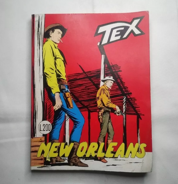 FUMETTO   TEX N° 72   RISTAMPA TRE STELLE   NEW ORLEANS   FEBBRAIO  1970   AUTORIZZAZIONE 2926   SENZA SCRITTA CONTINUA   SENZA SCRITTA FIEG   L. 200