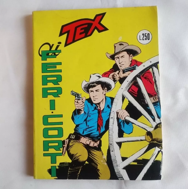 FUMETTO   TEX N° 65   RISTAMPA    AI FERRI CORTI   LUGLIO  1969   AUTORIZZAZIONE 2926   SENZA SCRITTA CONTINUA   CON SCRITTA FIEG   L. 250