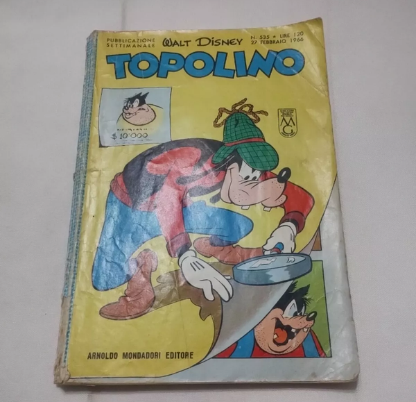 TOPOLINO   N° 535   WALT DISNEY   27 FEBBRAIO 1966   ANOLDO MONDADORI EDITORE   COMPLETO DI BOLLINI