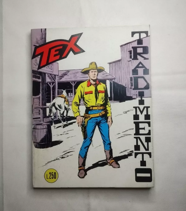 FUMETTO   TEX N° 55   RISTAMPA    TRADIMENTO   SETTEMBRE  1968   AUTORIZZAZIONE 2926   SENZA SCRITTA CONTINUA   CON SCRITTA FIEG   L. 250