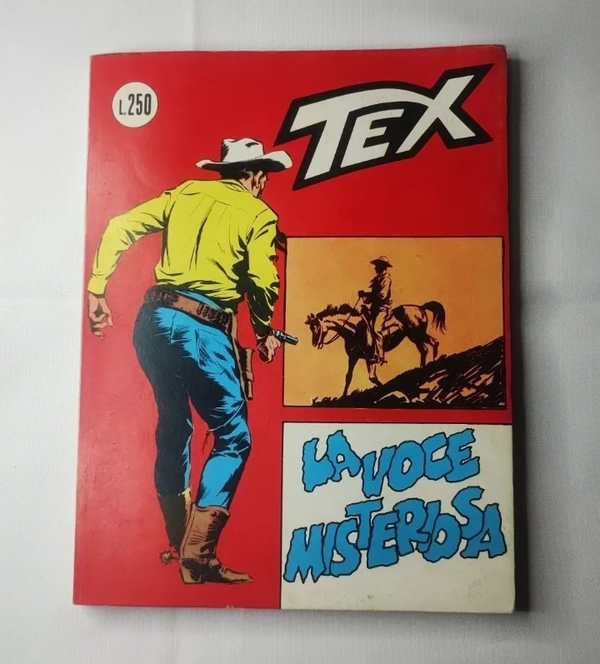 FUMETTO   TEX N° 45   RISTAMPA    LA VOCE MISTERIOSA   NOVEMBRE  1967   AUTORIZZAZIONE 2926   SENZA SCRITTA CONTINUA   CON SCRITTA FIEG   L. 250