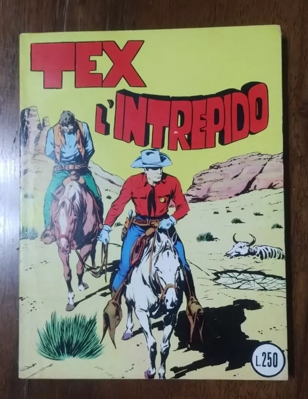 FUMETTO   TEX N° 13   RISTAMPA    TEX L' INTREPIDO   MARZO 1965   AUTORIZZAZIONE 2926   SENZA SCRITTA CONTINUA   CON SCRITTA FIEG   L. 250