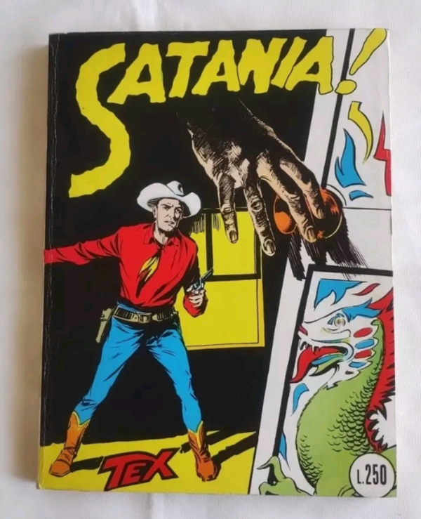 FUMETTO   TEX N° 5   RISTAMPA    SATANIA !   LUGLIO 1964   AUTORIZZAZIONE 2926   CON SCRITTAN CONTINUA   SENZA SCRITTA FIEG   L. 250
