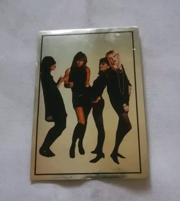 FIGURINA ROCK COLLECTION   VALLARDI   N° 104   BANGLES   1987