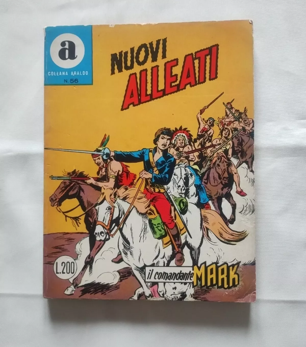 FUMETTO DI RESA   COLLANA ARALDO IL COMANDANTE MARK N° 56   PRIMA STAMPA   NUOVI ALLEATI   APRILE 1971   EDIZIONI CEPIM