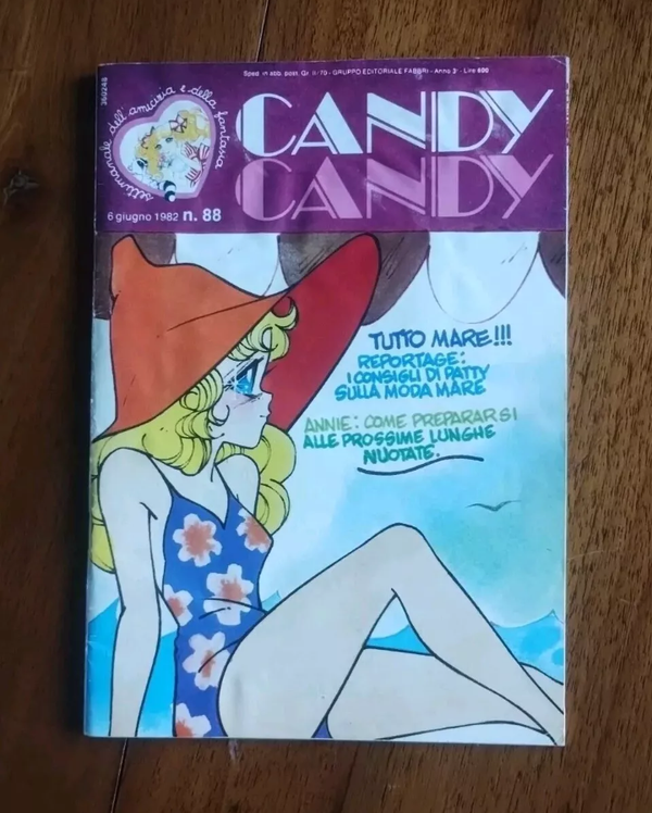 FUMETTO  CANDY CANDY  N° 88  6 GIUGNO 1982  GRUPPO EDITORIALE FABBRI  OTTIME CONDIZIONI