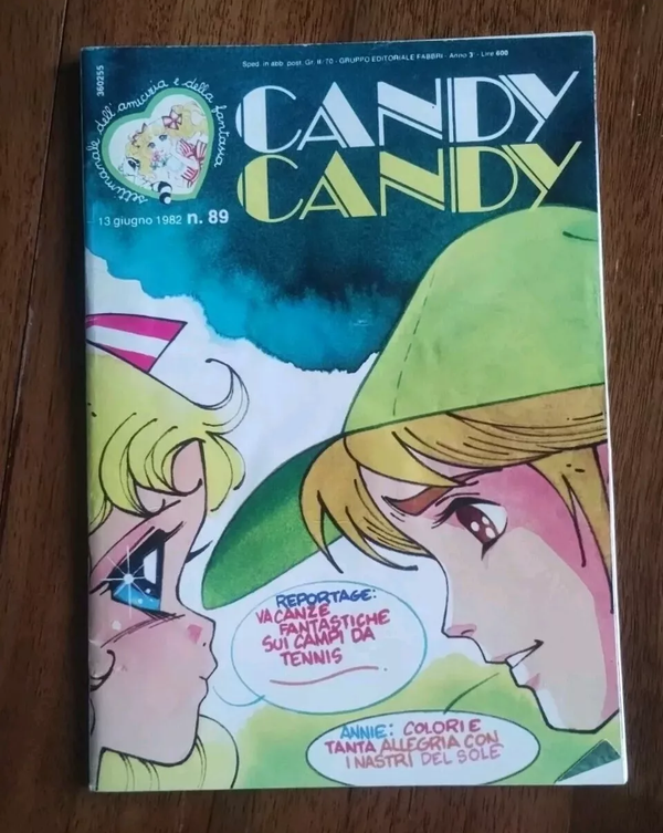 FUMETTO  CANDY CANDY  N° 89  13 GIUGNO 1982  GRUPPO EDITORIALE FABBRI  OTTIME CONDIZIONI.