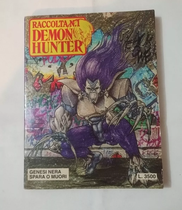 FUMETTO  DOMON HUNTER RACCOLTA N° 1  GENESI NERA SPARA O MUORI   ANNO 1993  L.3500  XENIA EDIZIONI.