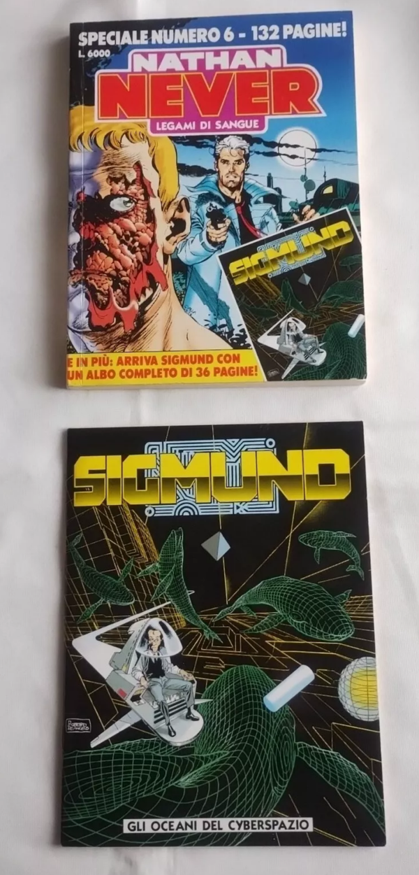 FUMETTO   SPECIALE NATHAN NEVER N° 6    LEGAMI DI SANGUE   CON ALLEGATO ALBETTO SIGMUND    GLI OCEANI DEL CYBERSPAZIO   DICEMBRE 1996