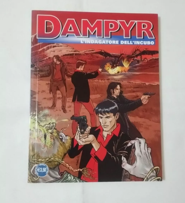 FUMETTO  DAMPYR N° 209  COVER ROSSA COSTOLA BLU   L'INDAGATORE DELL'INCUBO  AGOSTO 2017   OTTIME CONDIZIONI, PARI AL NUOVO