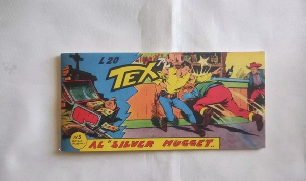 STRISCE FUMETTO   COLLANA DEL TEX   N° 3   SERIE RUBINO   TITOLO:   AL SILVER " NUGGET "   SERGIO BONELLI EDITORE