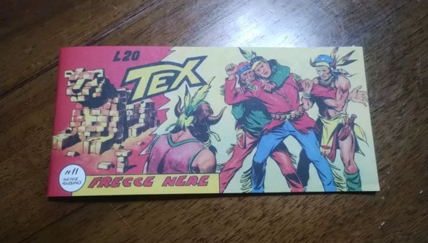 STRISCE FUMETTO   COLLANA DEL TEX   N° 11   SERIE RUBINO   TITOLO:   FRECCE NERE   SERGIO BONELLI EDITORE