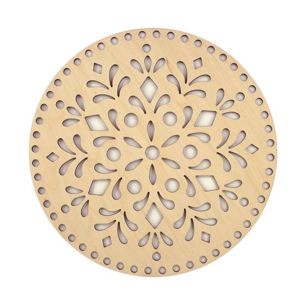 Durable Mandala Berkenhout 25cm; 7mm gaatjes