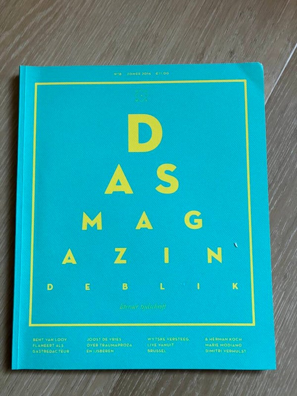 Das Magazin - De blik (no 18 Zomer 2016)