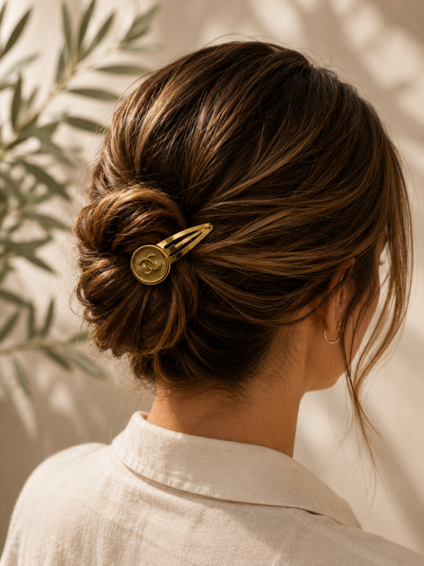 Haarclip Chanel knoop