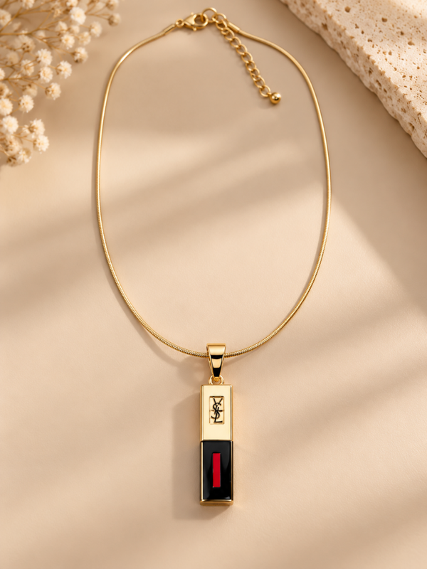 YSL lipgloss necklace