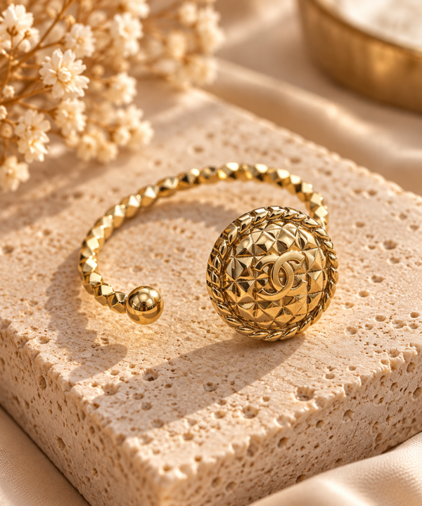 Verstelbare knoop ring