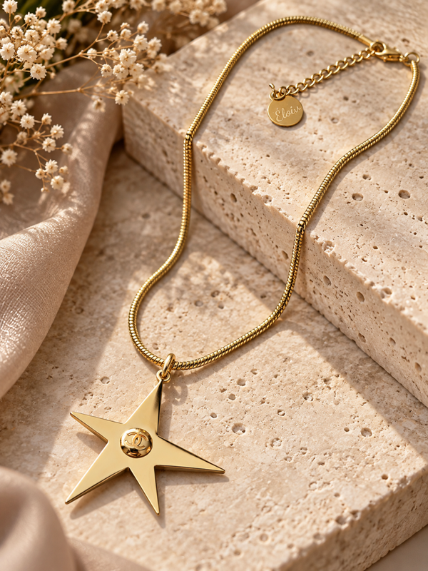 Chanel star necklace