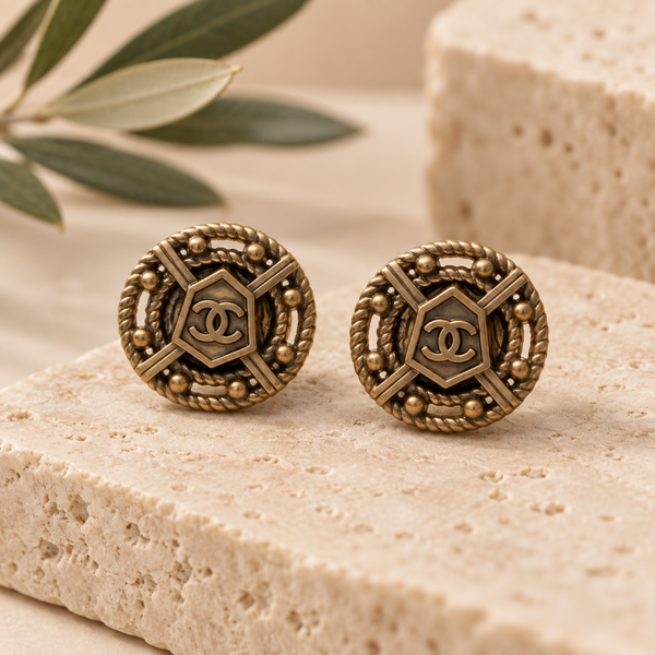 Vintage marine earrings