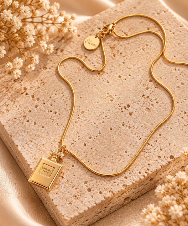 Chanel parfum flesje ketting