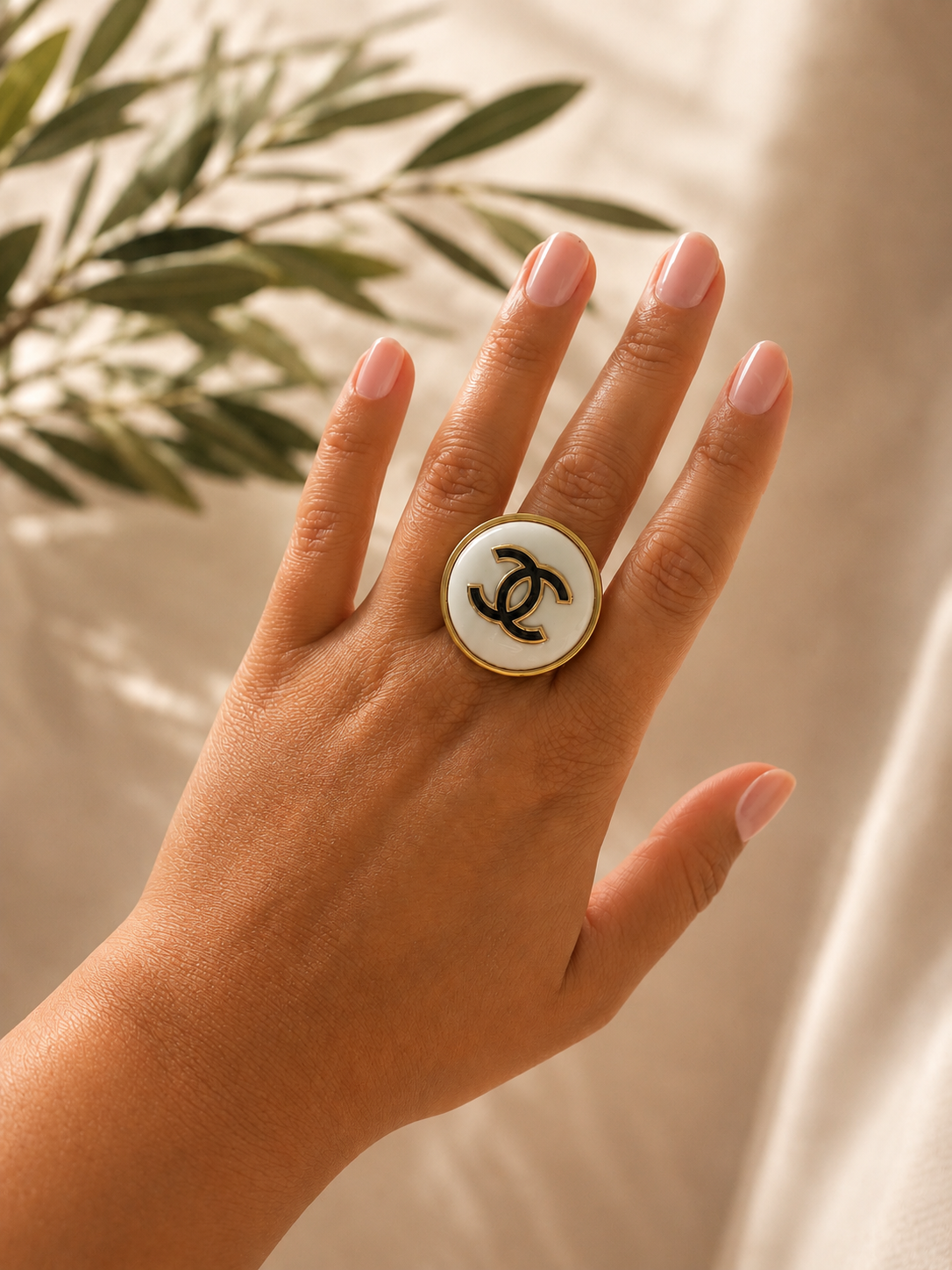 Grote Ring Chanel knoop